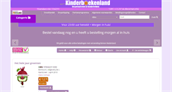 Desktop Screenshot of kinderboekenland.com