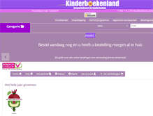 Tablet Screenshot of kinderboekenland.com